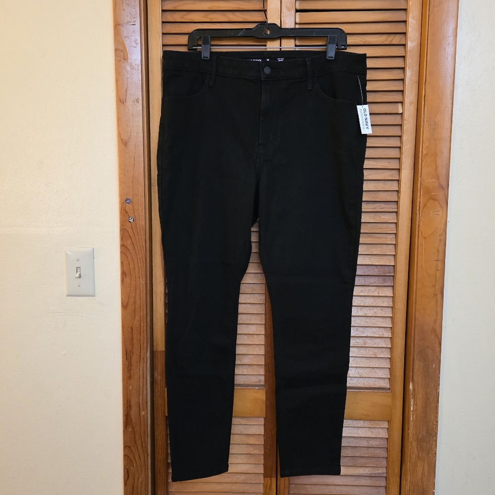 NWT Old Navy High Rise Wow Super Skinny Jeans Size 16 Petite